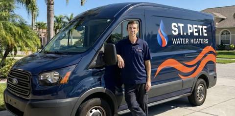 St. Pete Water Heater service vehicle